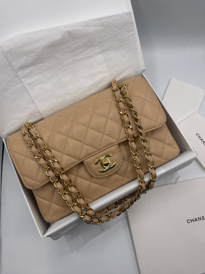 Chanel - Borsa Mini Timeless 23 beige