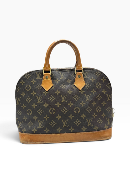 Louis Vuitton - sac Alma toile monogramme vintage PM