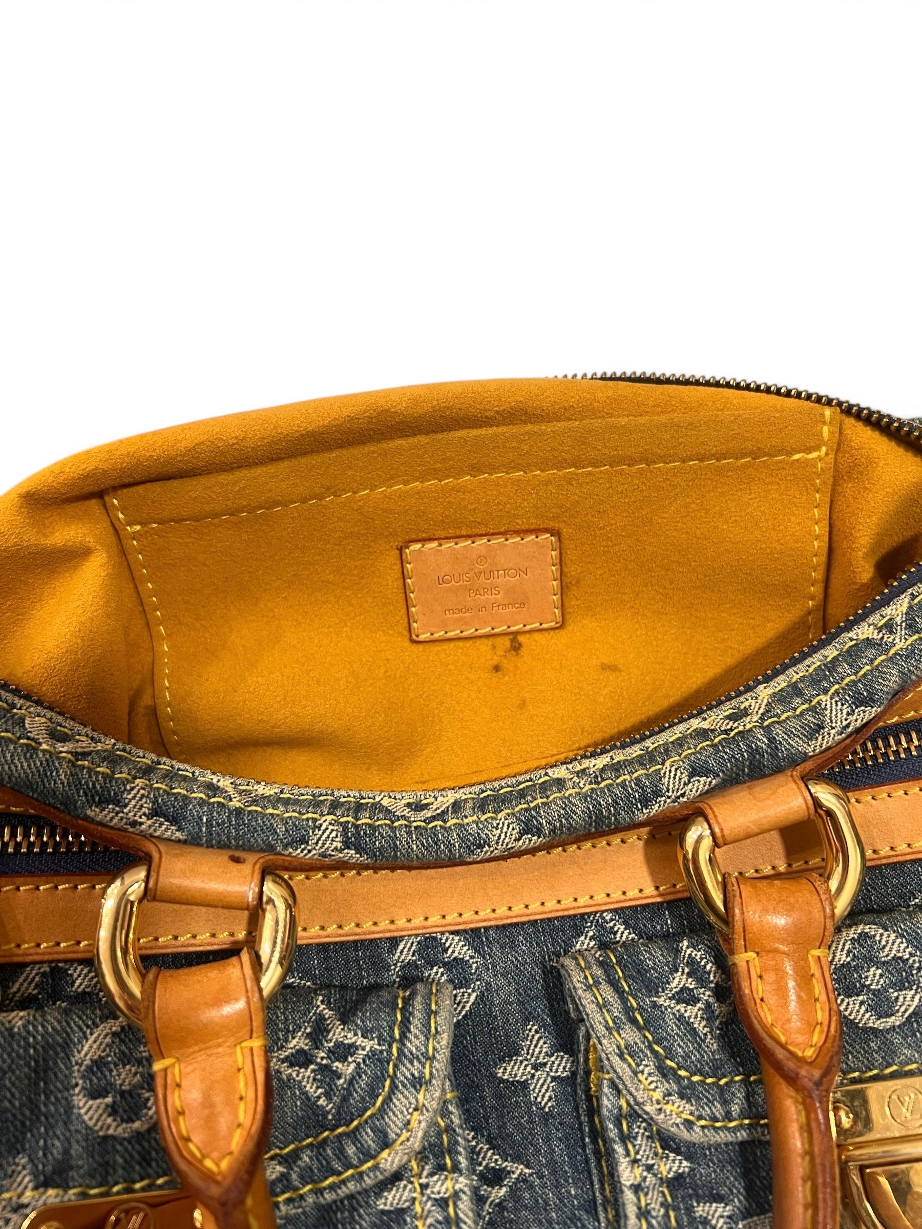 Louis Vuitton - Sac Speedy denim