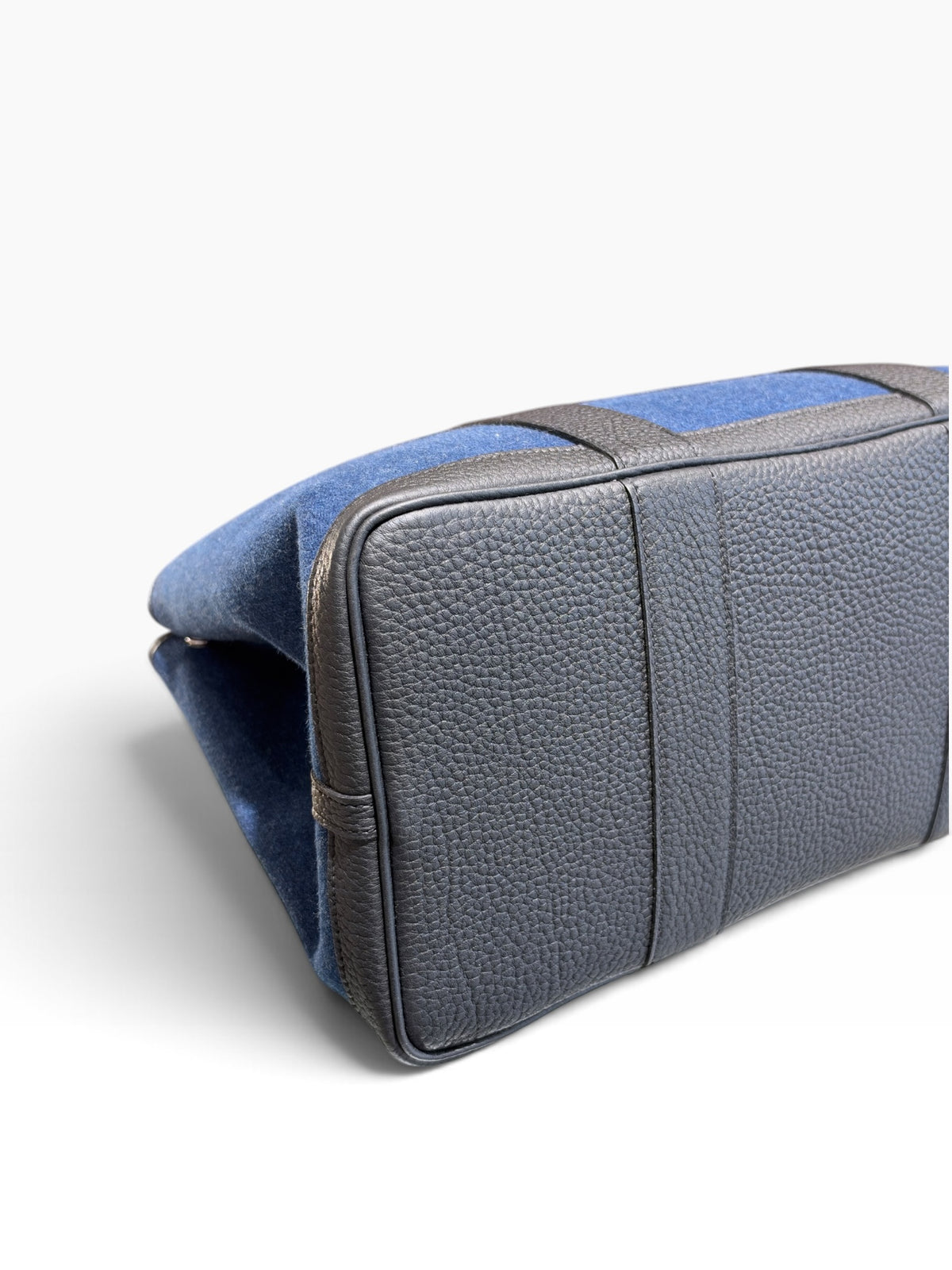 Hermès - Garden Party 36 Tasche aus Denim und Leder