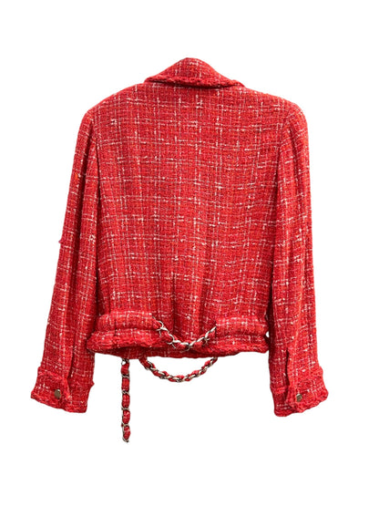 Chanel - Veste en tweed et camélia t.34