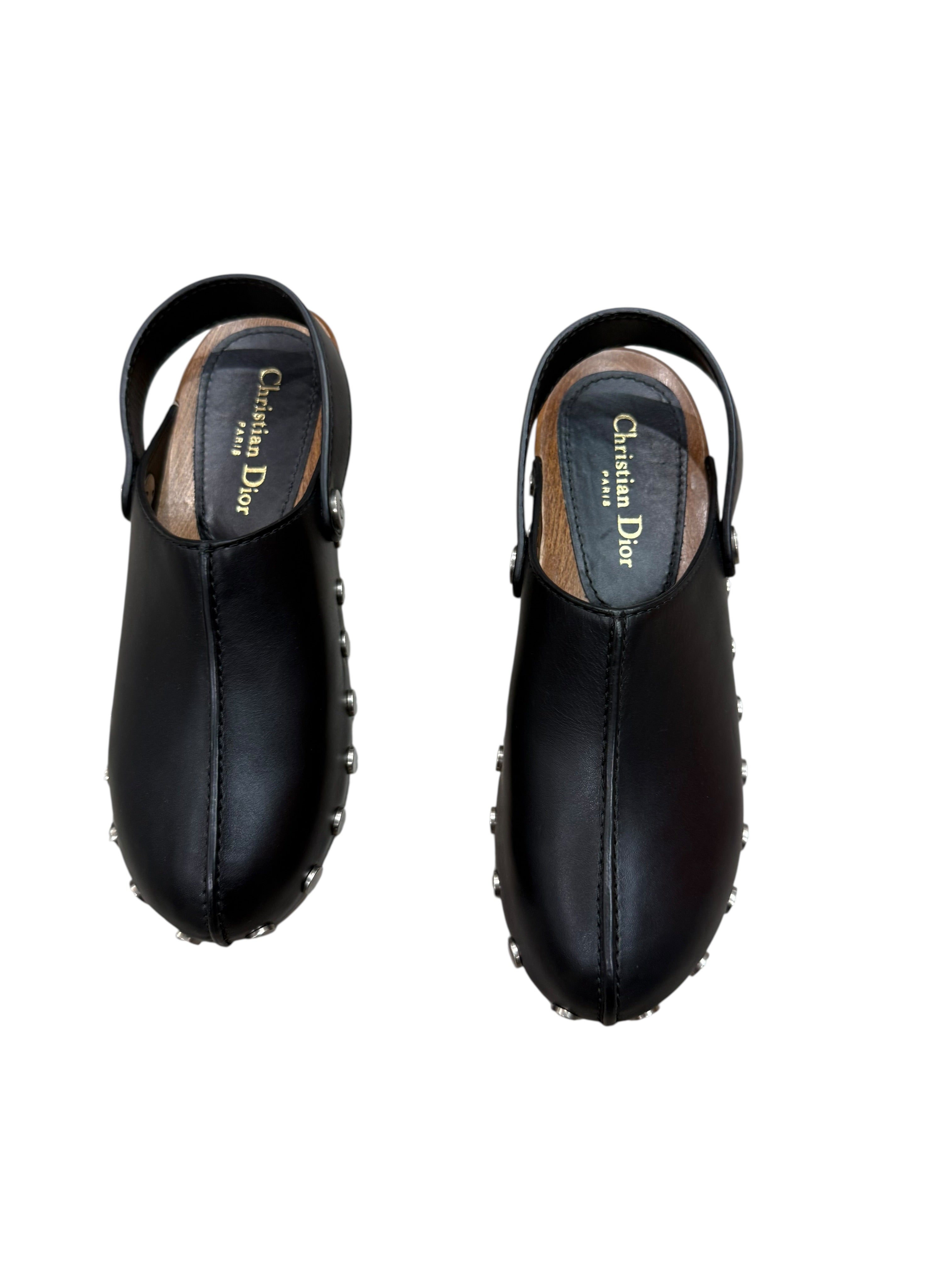 Christian Dior Sabots Noirs | Les Folies d’Eugénie