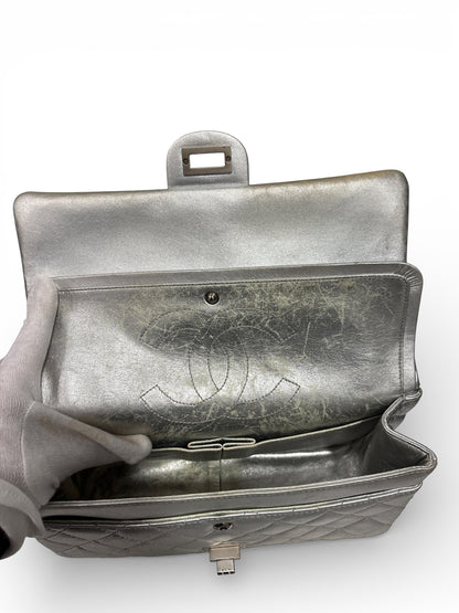 Chanel - Sac 2.55 Argenté | Les Folies d’Eugénie