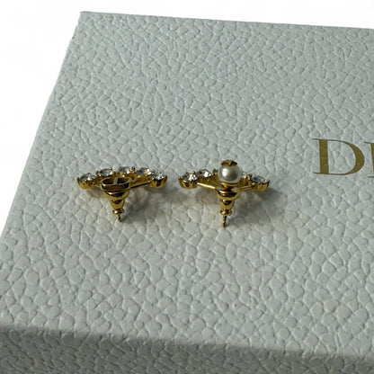 Dior - Orecchini strass e perla