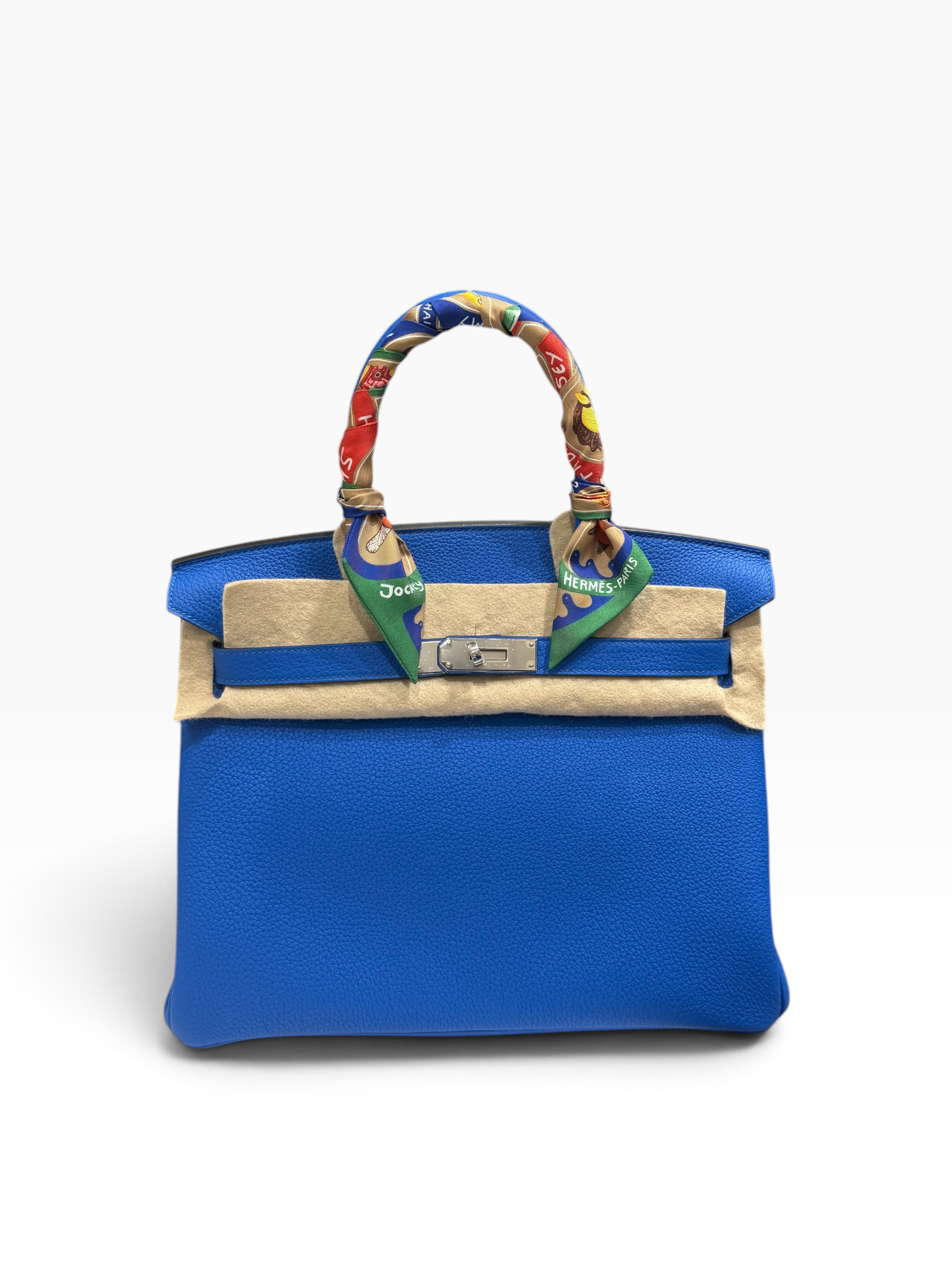 Hermès - Sac Birkin 30 Bleu Hydra PHW