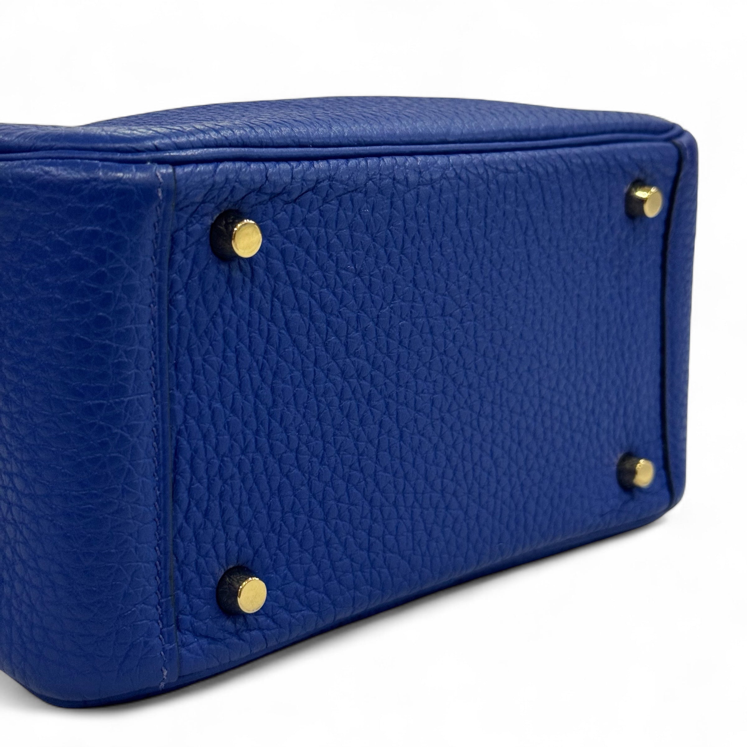 Hermès - Mini Lindy bleu royale