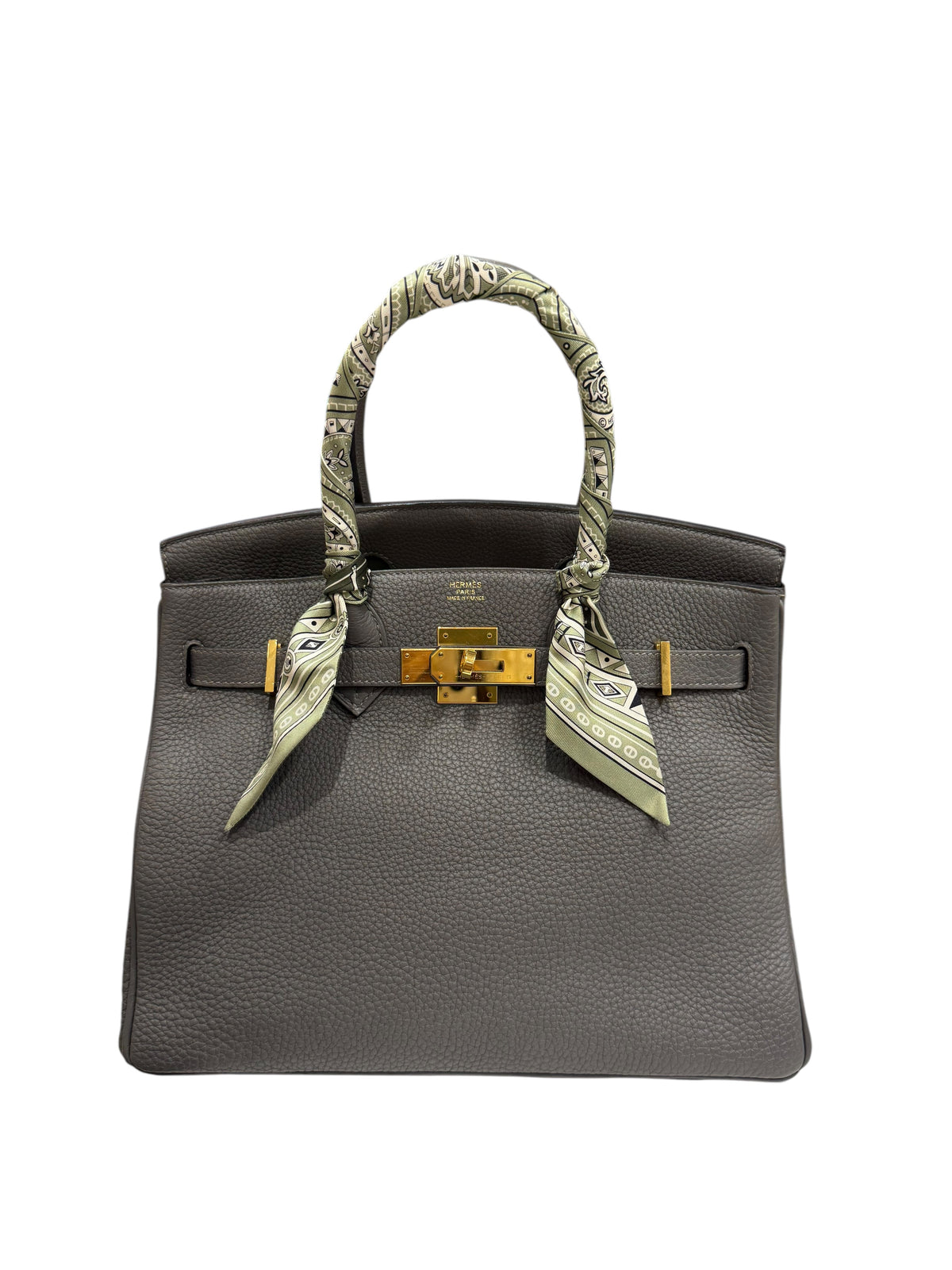 Hermès - Borsa Birkin 30 Grigio Misty (2022)