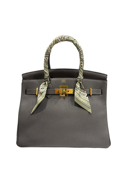 Hermès - Sac Birkin 30 Gris Misty (2022)
