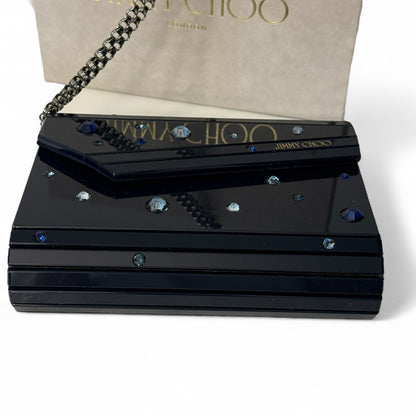 Jimmy Choo - Sac Candy Chrystal navy