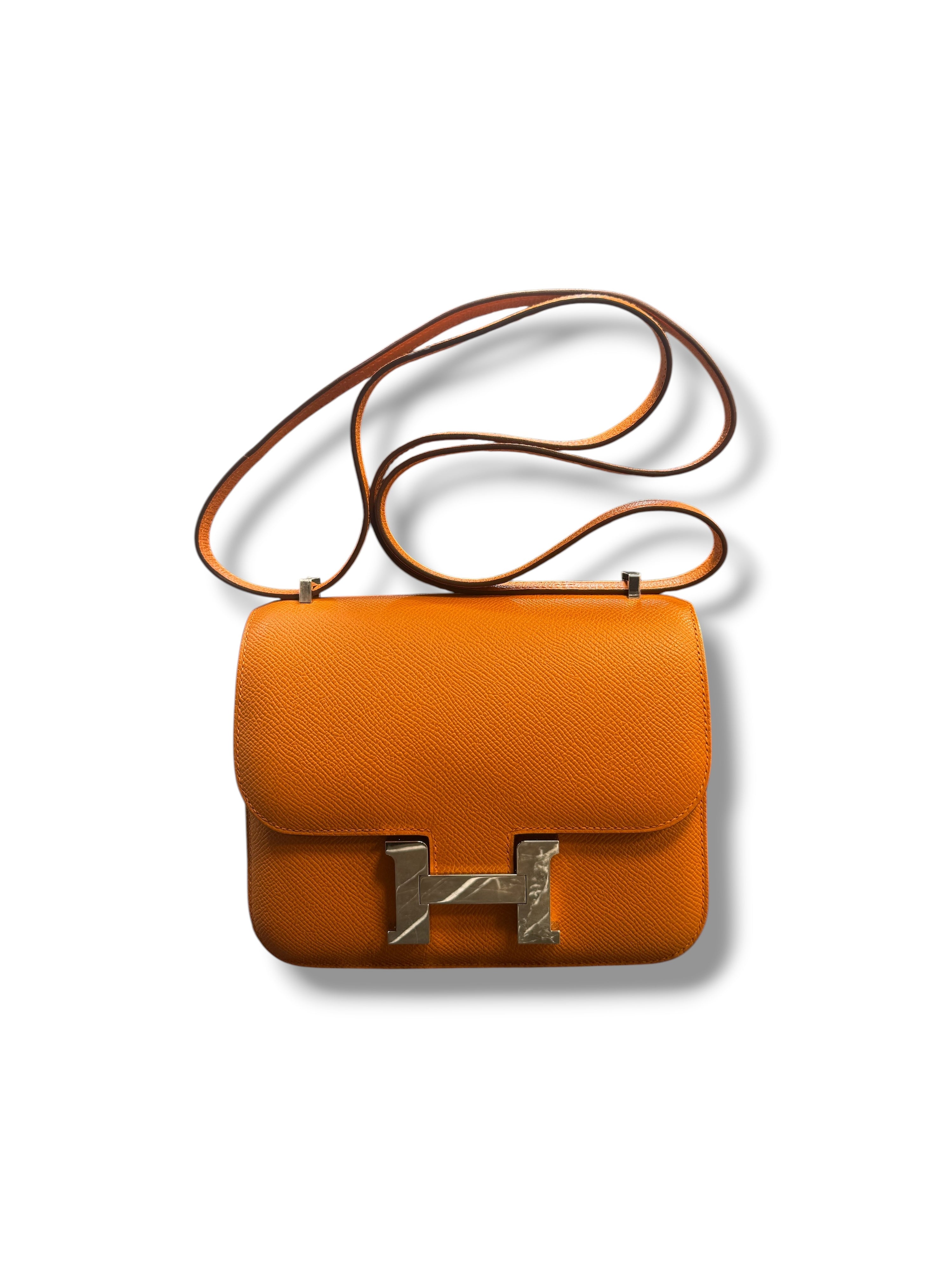 Hermès - Sac Constance 18 Epsom Orange H