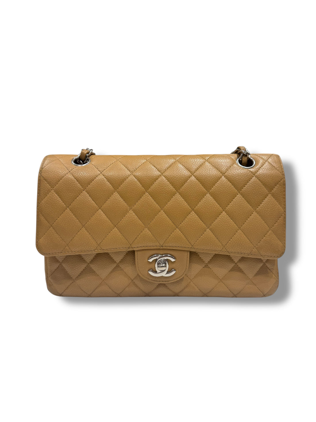 Chanel - Sac Timeless 25 camel caviar