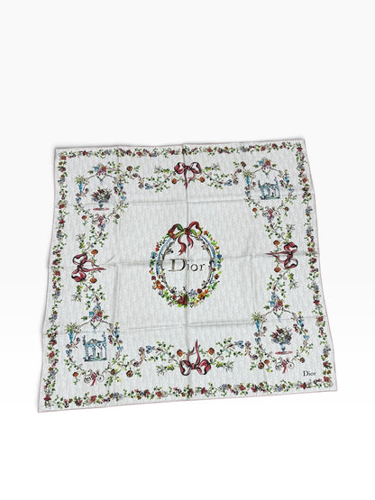 Dior - carré 90 arabesque dioriviera soie hommage Christian Bérard