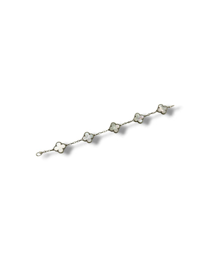 Van Cleef - Bracelet Vintage Alhambra 5 motifs Nacre