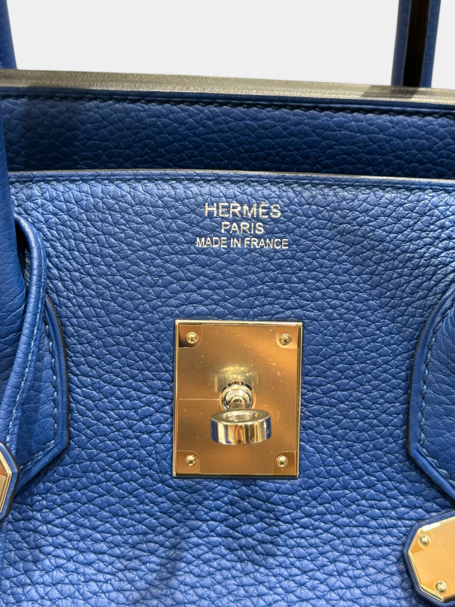 Hermès - Sac Birkin 35 Bleu France