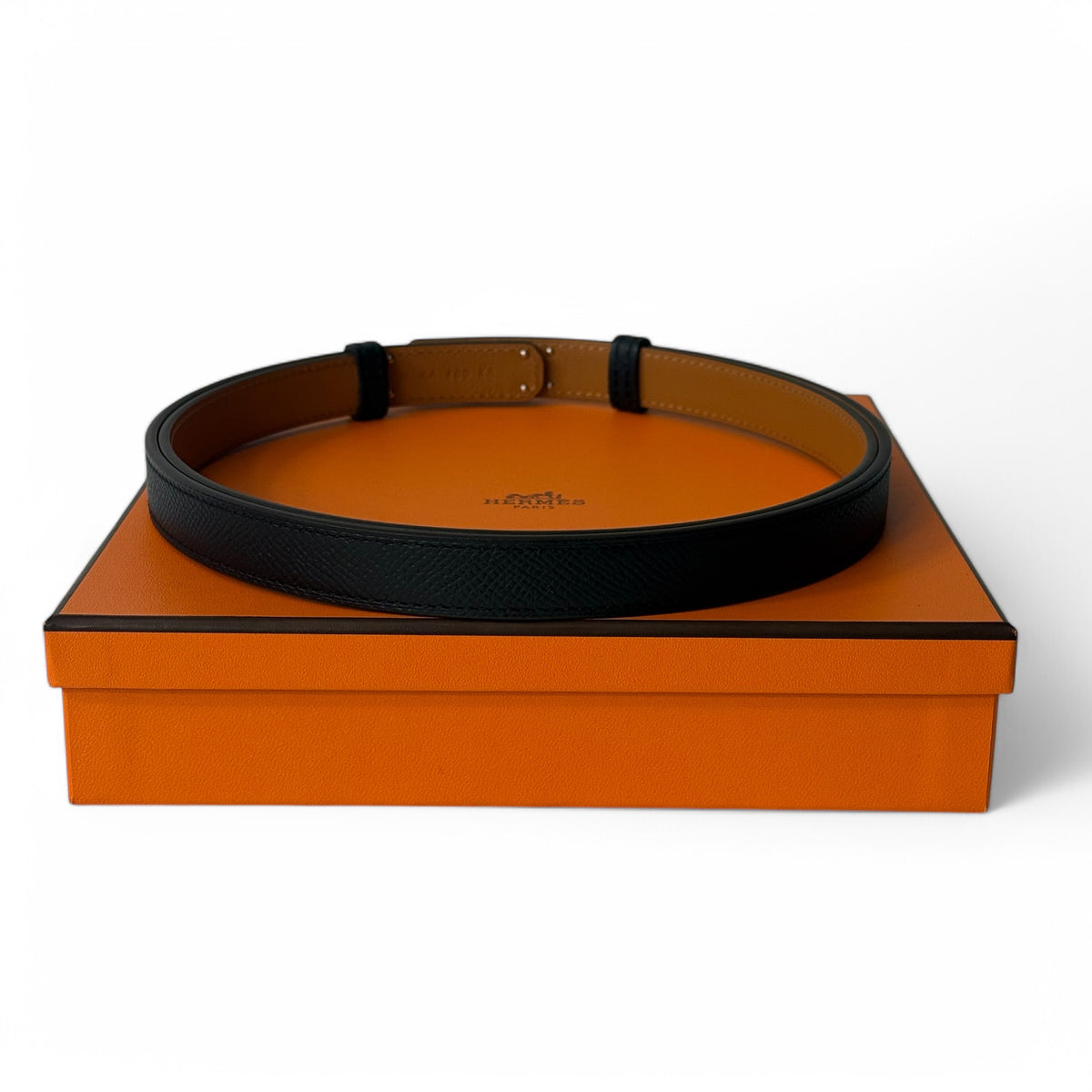 Hermès - Ceinture Kelly noire