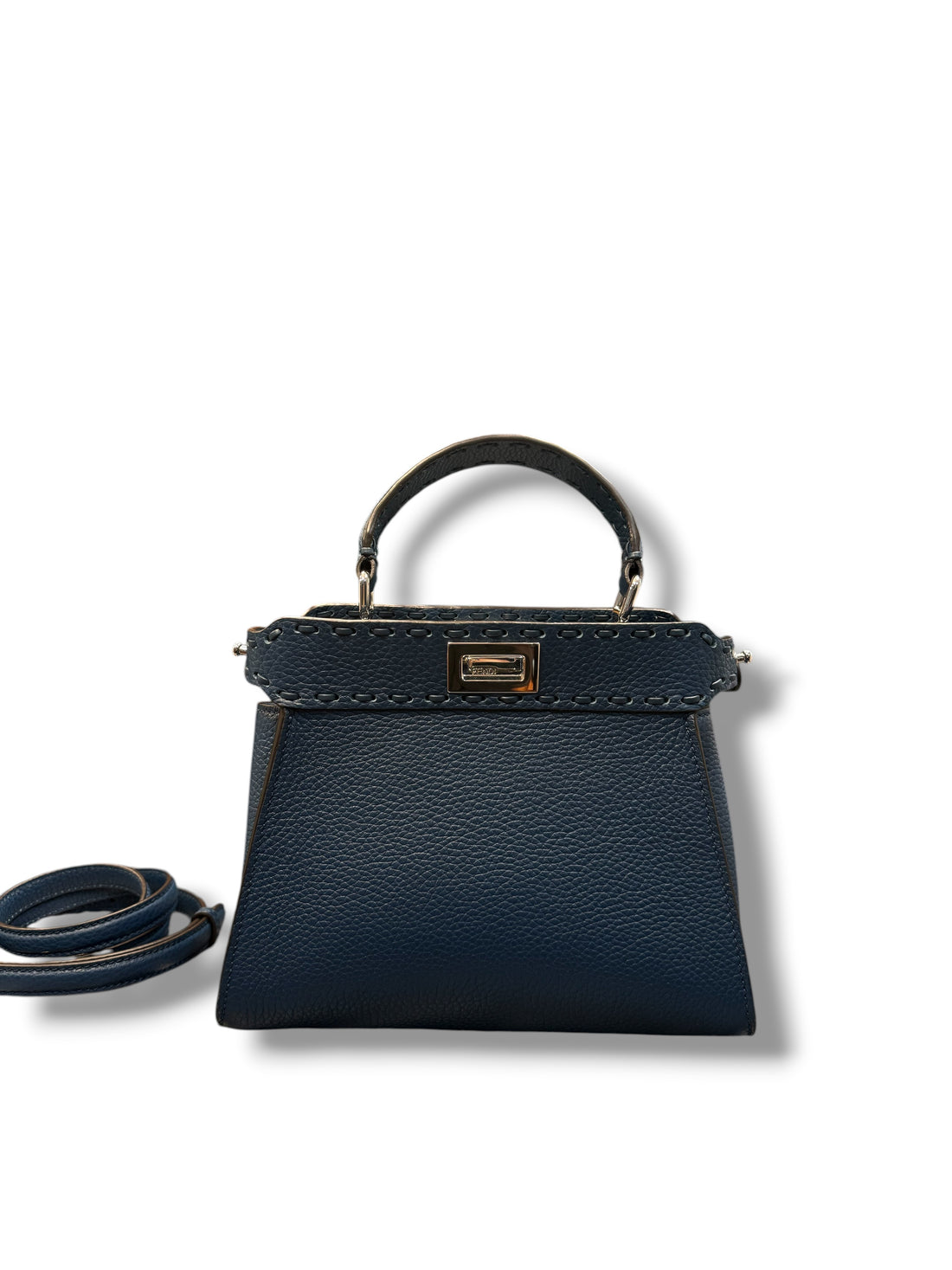 Fendi – Peekaboo ISeeU in Marineblau, Selleria