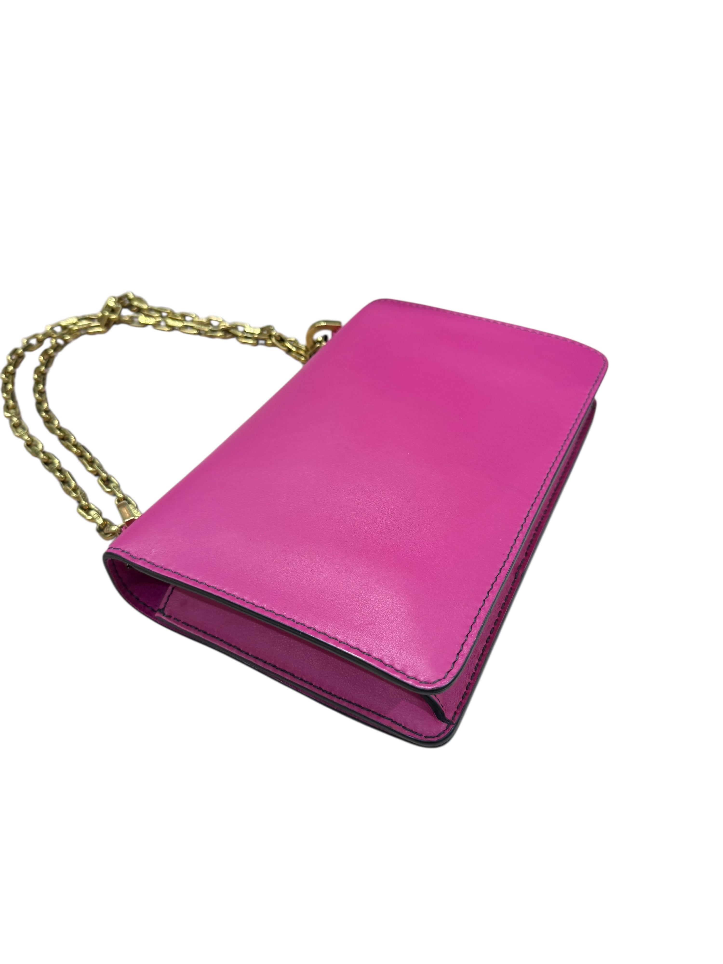 Christian Dior - Borsa J’Adior in pelle rosa fucsia
