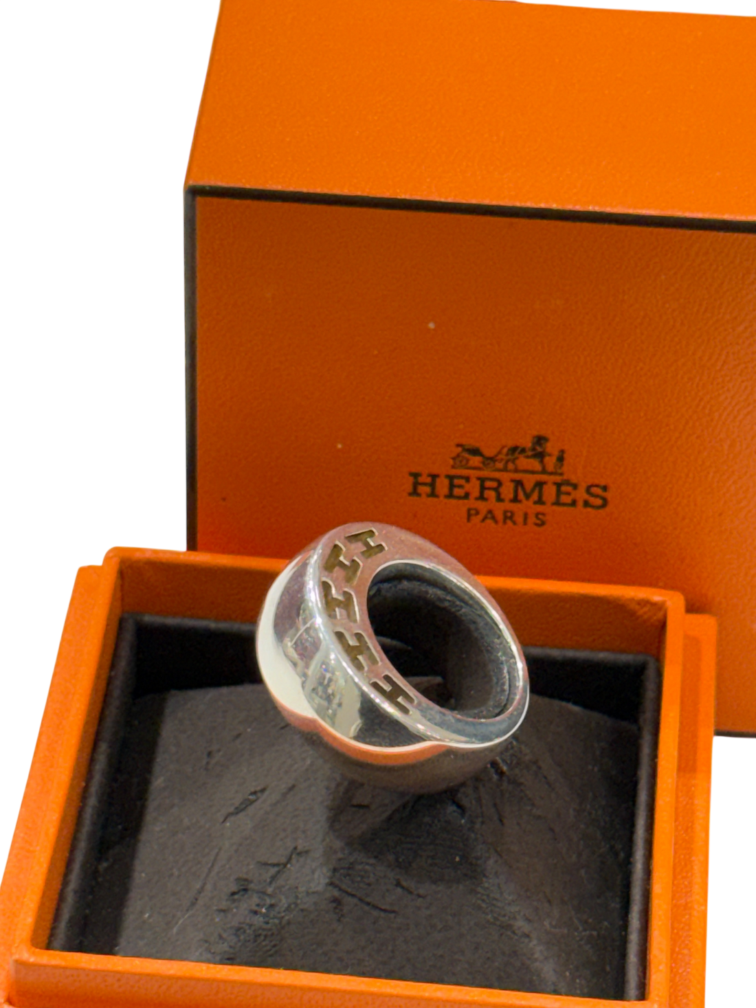 Hermes - Bague Clarté T51 En Argent 925 | Les Folies D'eugénie