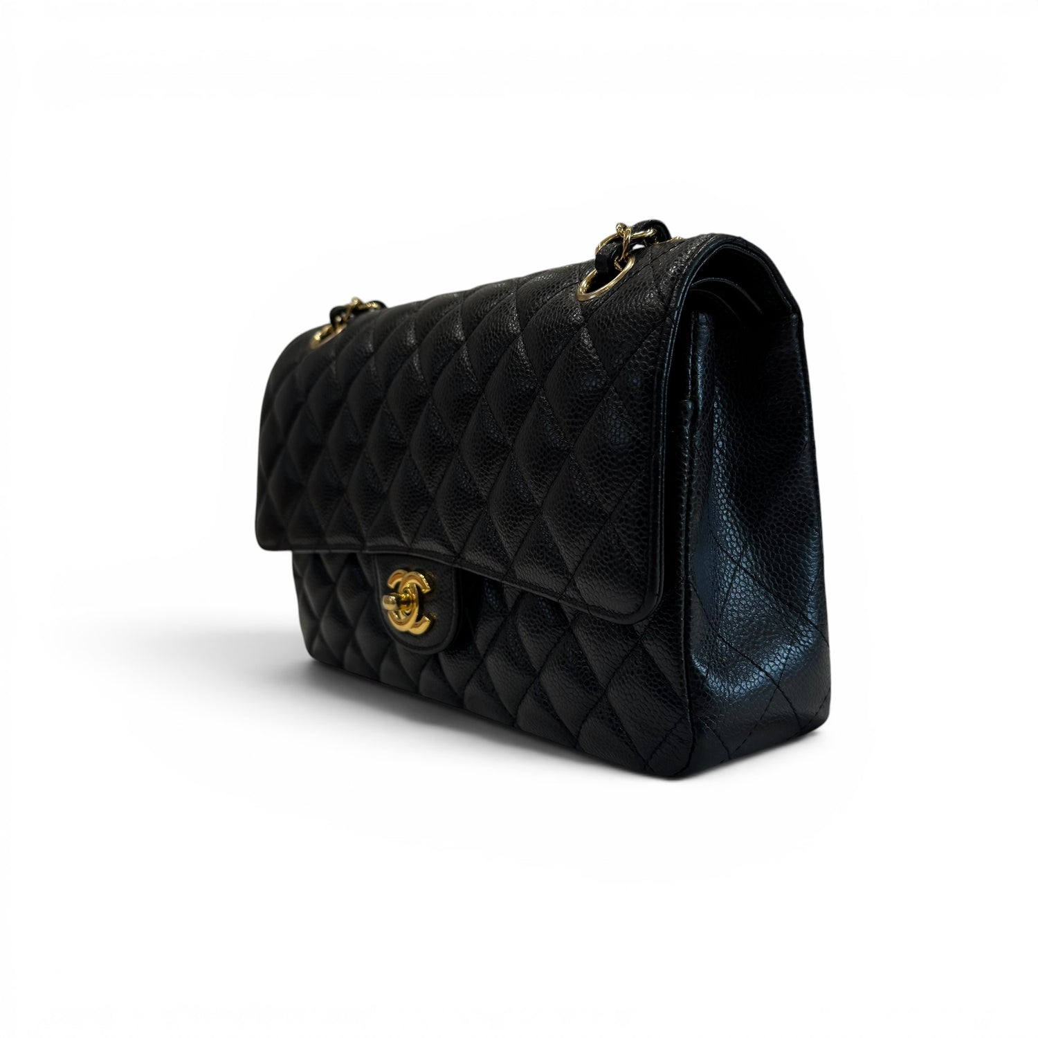 Chanel - Sac Timeless en cuir caviar noir