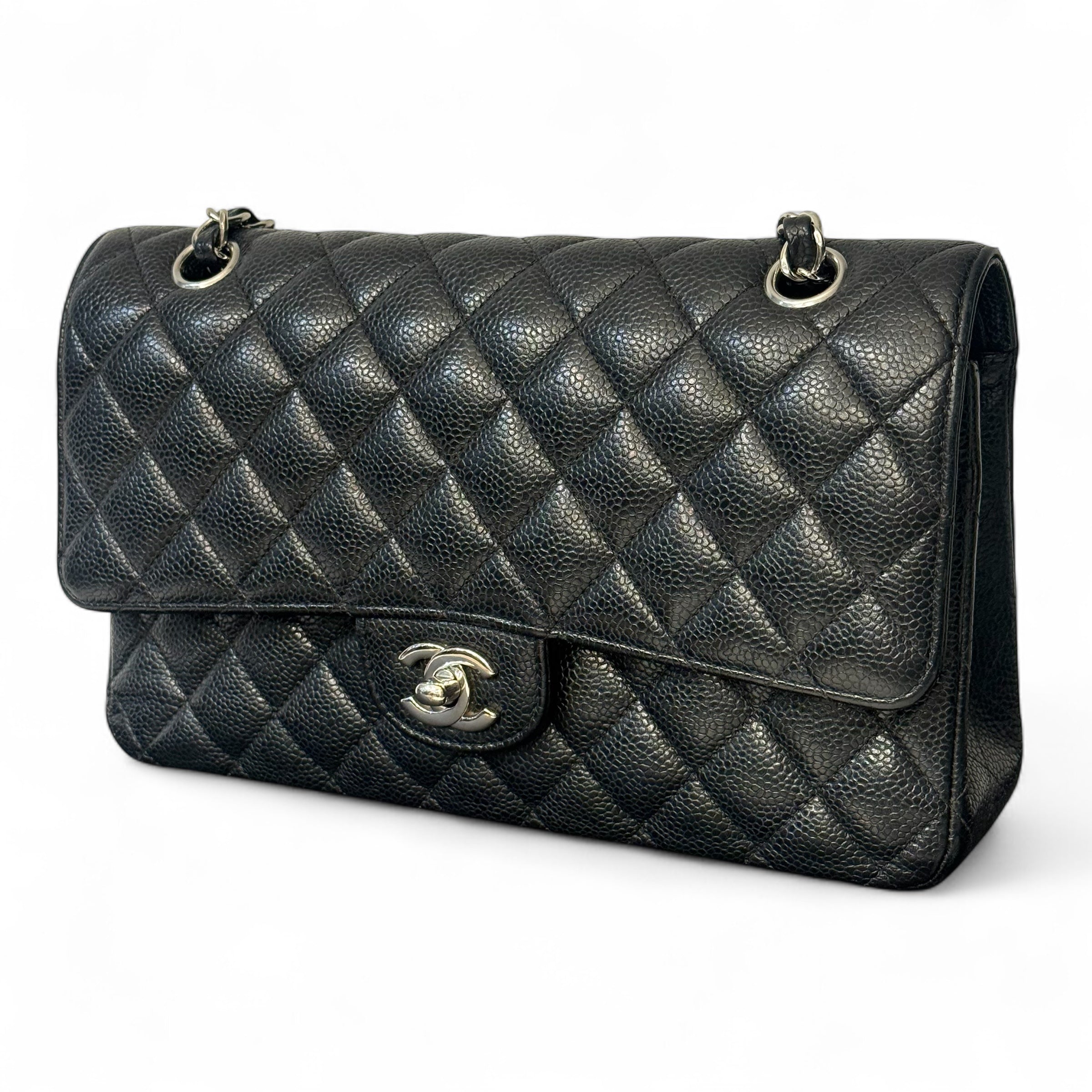 Chanel - Sac Timeless cuir caviar noir