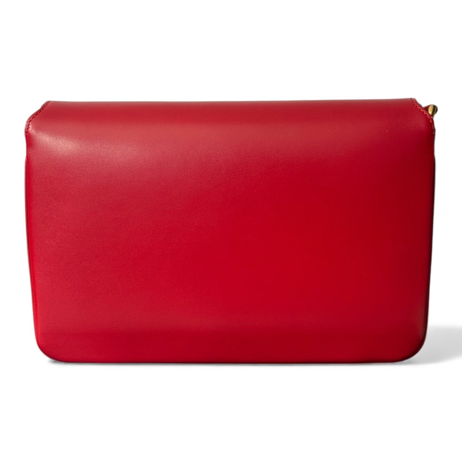 Saint Laurent - Sac Le Maillon en cuir rouge