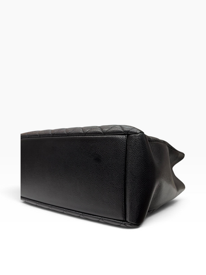 Chanel - Sac Cabas grand shopping en cuir caviar noir