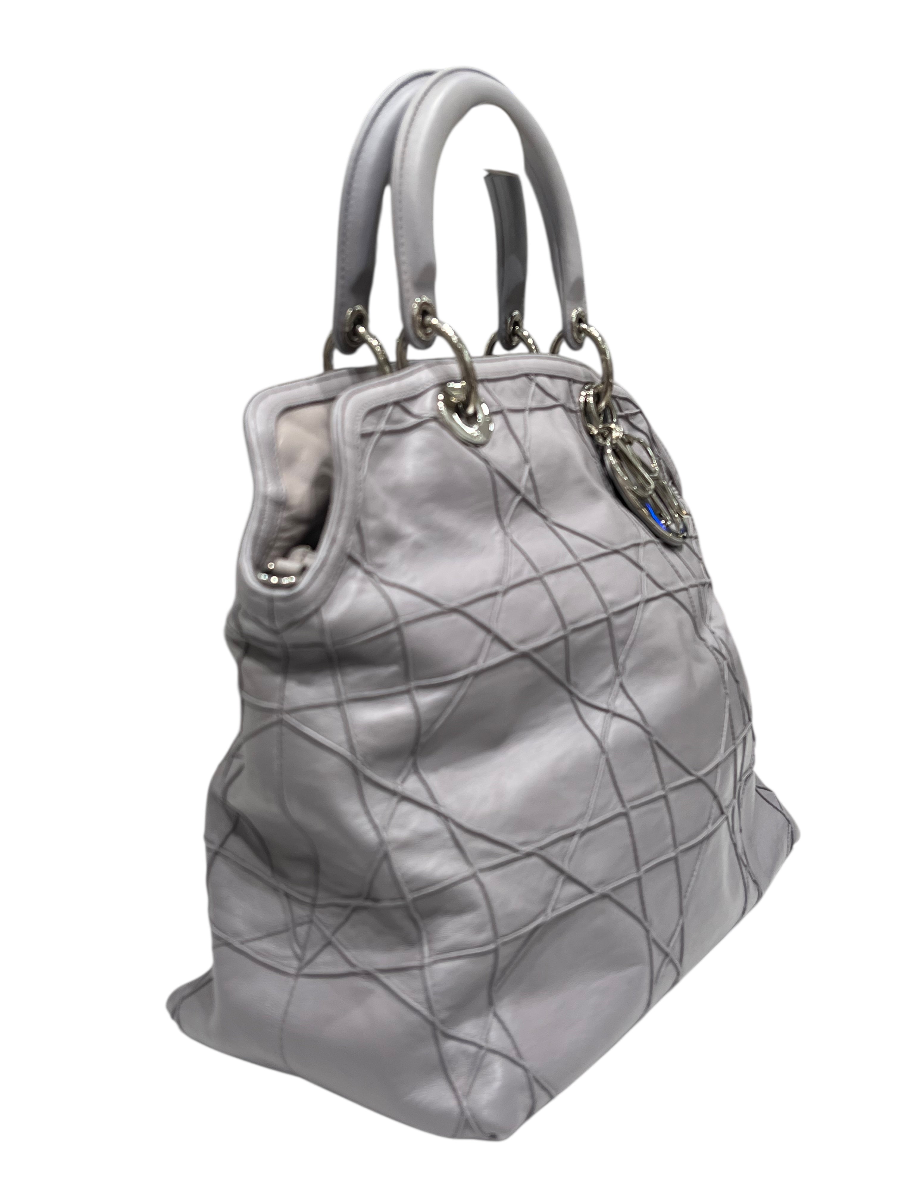 Dior - sac Granville gris mauve