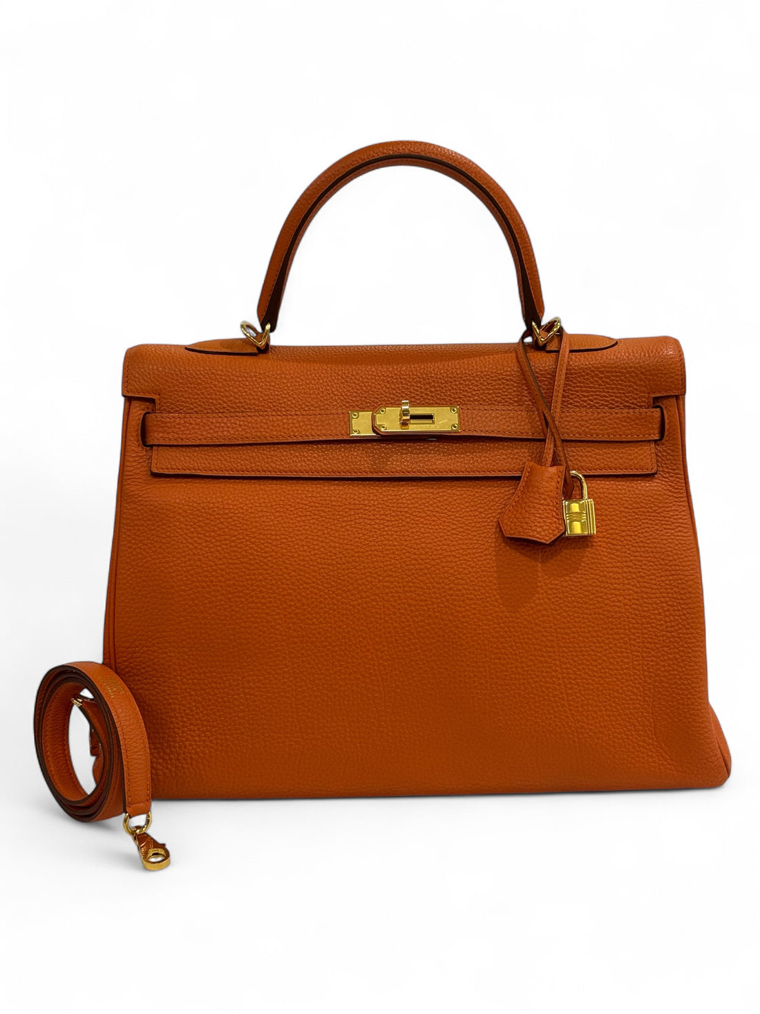 Hermès - Sac Kelly 35 orange