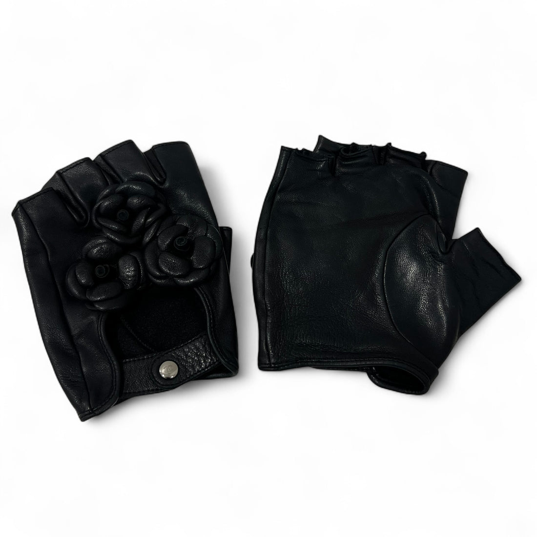 Chanel - Camélias Fingerlose Handschuhe
