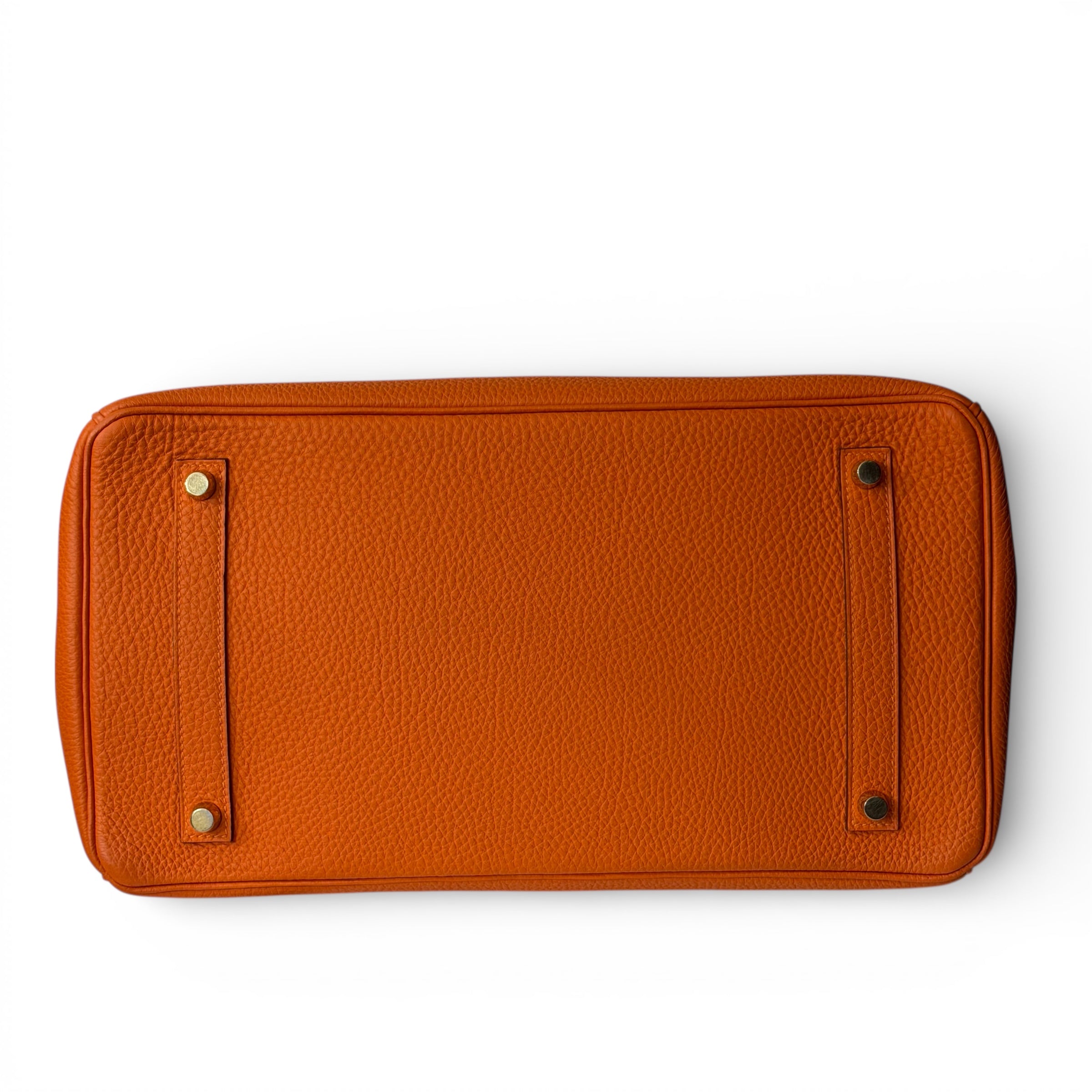 Hermès - Borsa Birkin 35 arancione