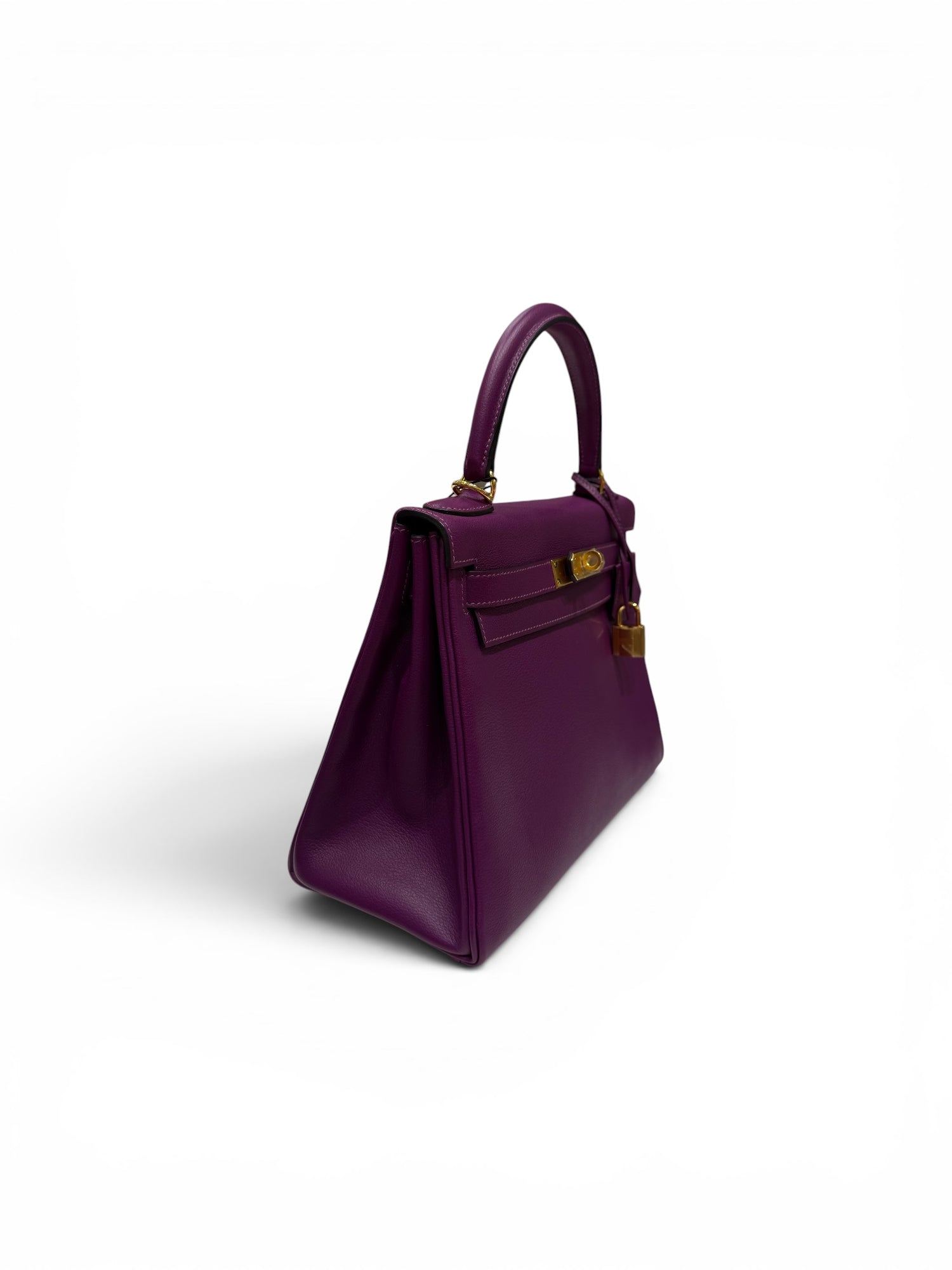 Hermès - Sac Kelly II 28 Evercolor retourné Anémone