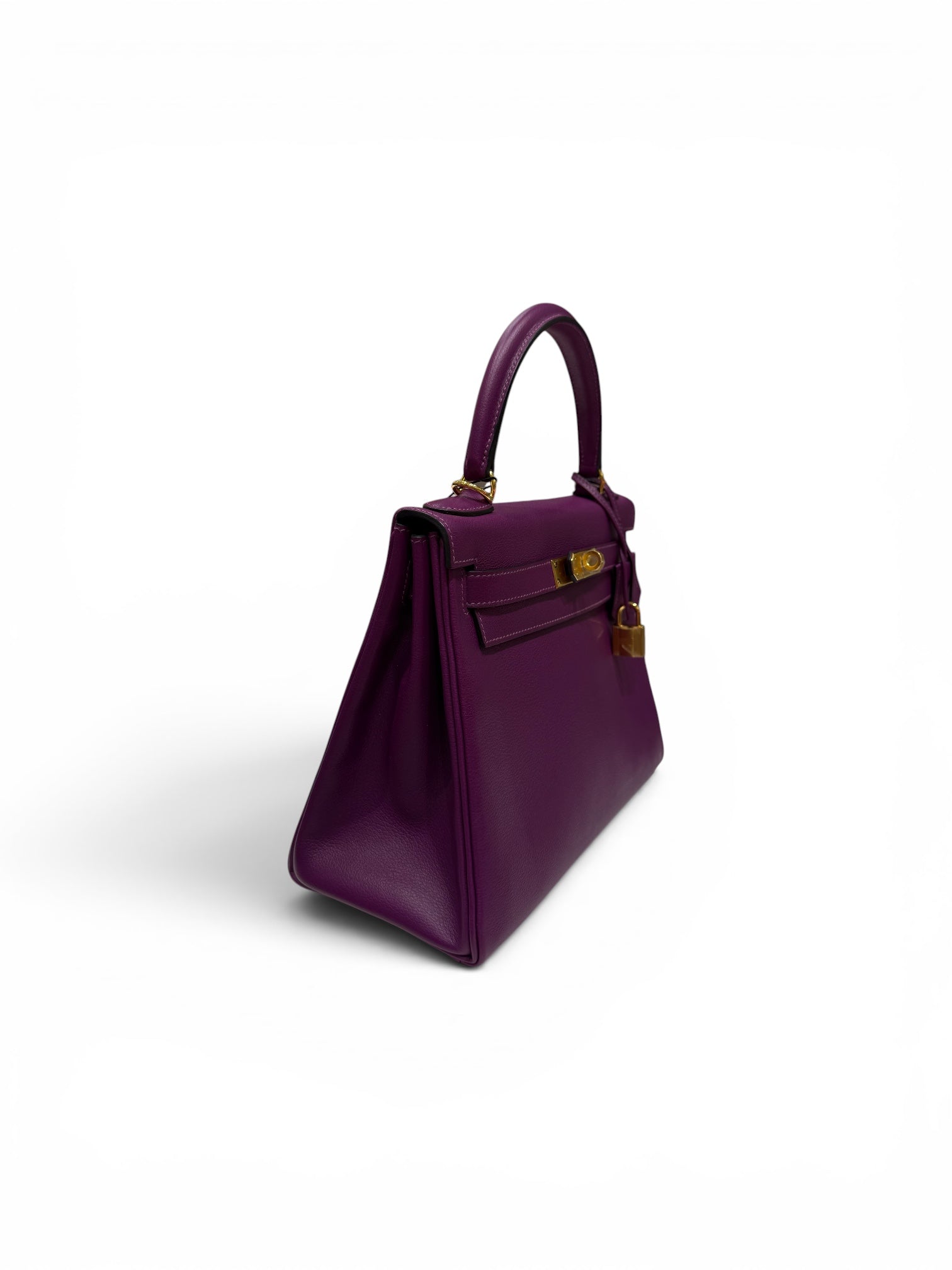 Hermès - Sac Kelly II 28 Evercolor retourné Anémone