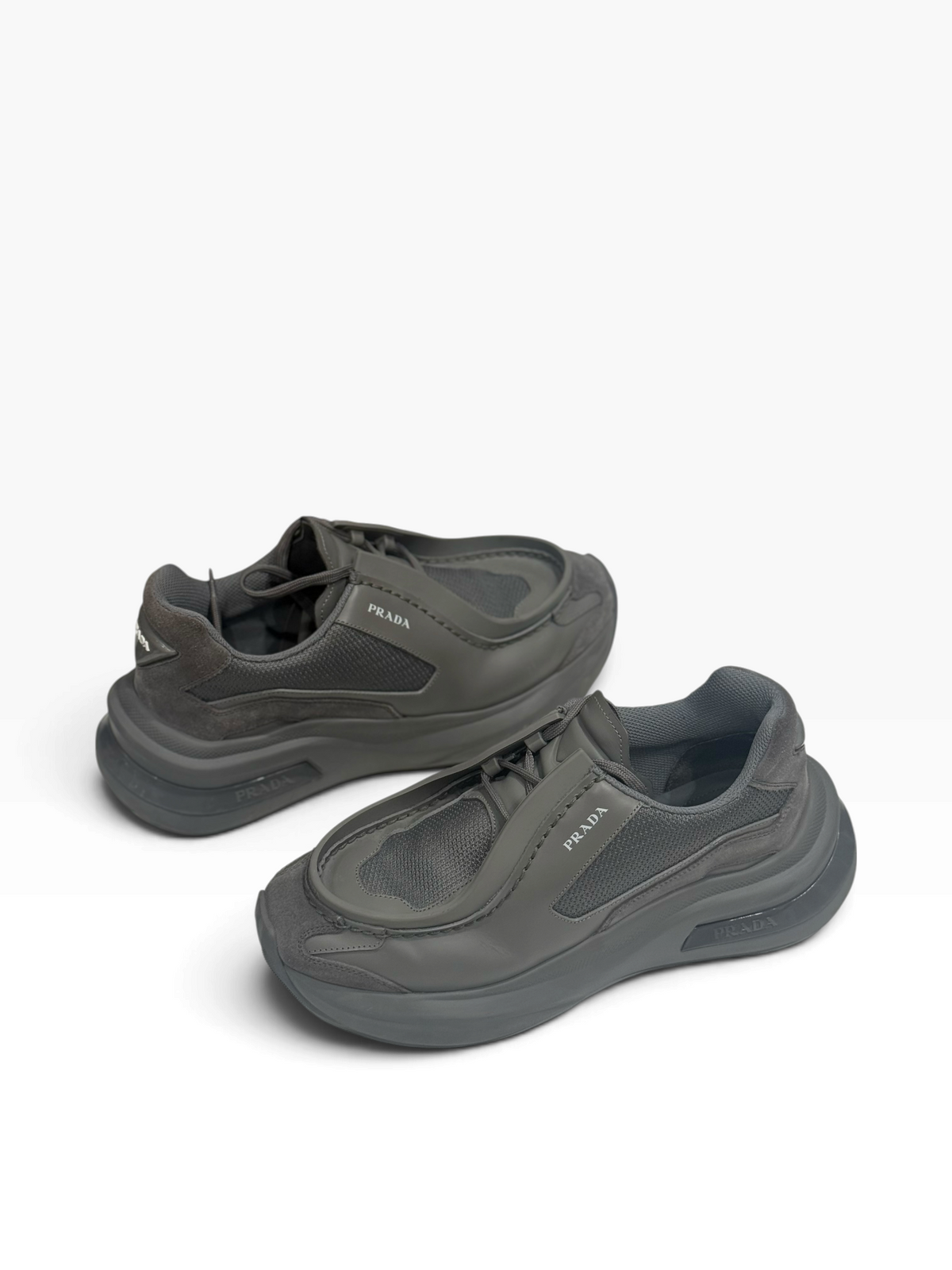 Prada - Basket Systeme Gris T41