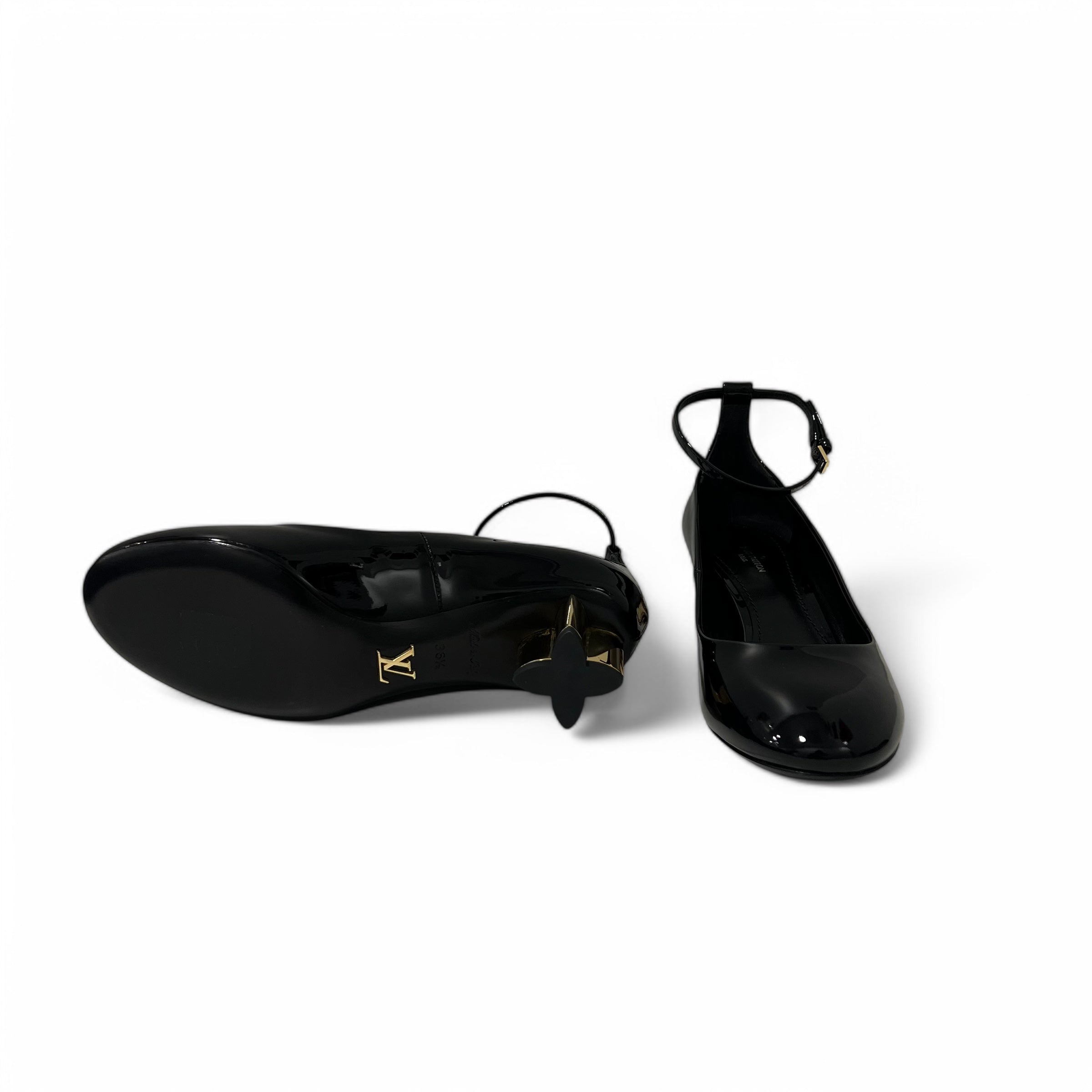 Louis Vuitton - Escarpins talon fleur monogram