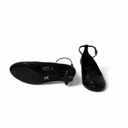 Louis Vuitton - Escarpins talon fleur monogram