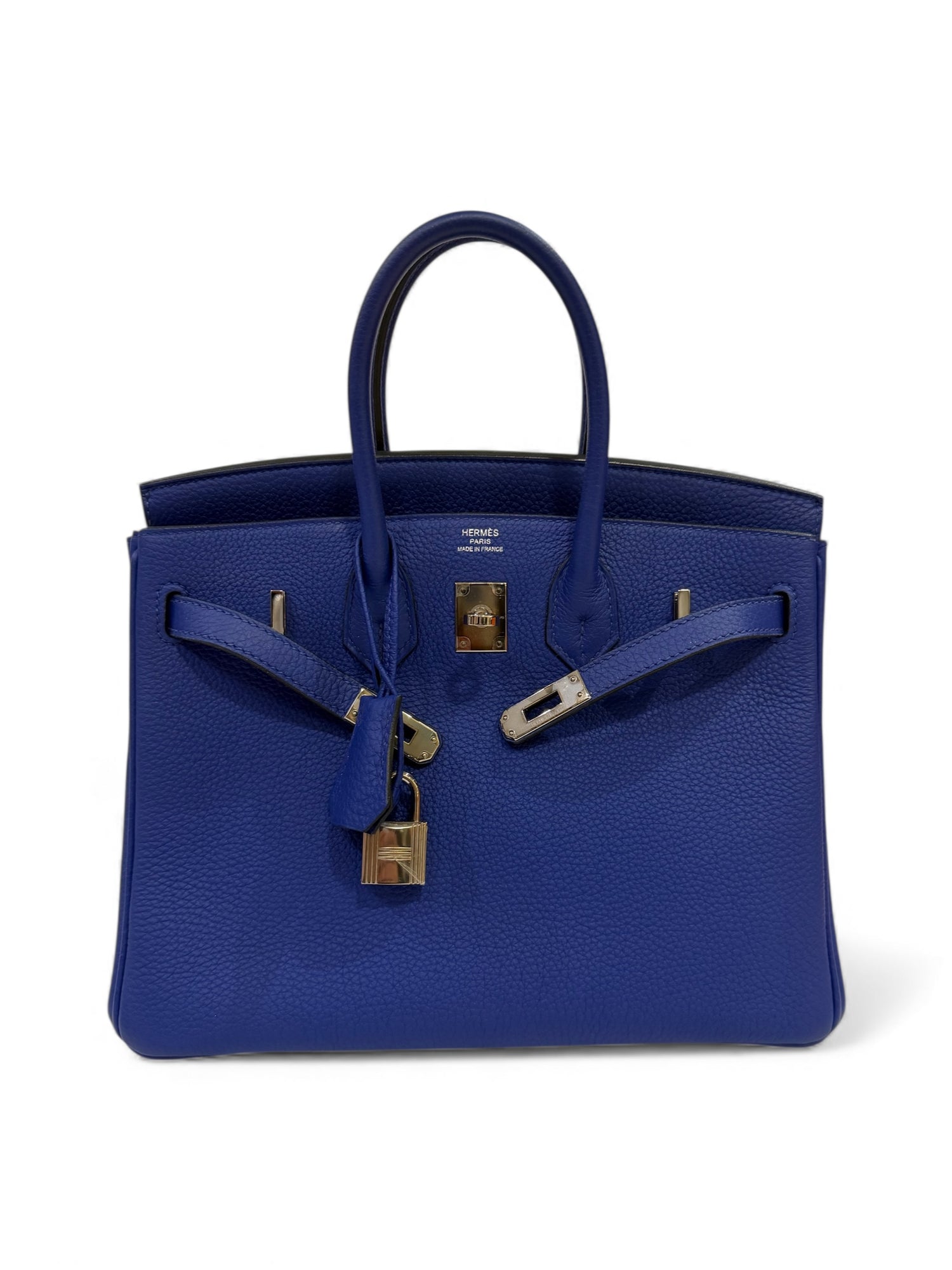 Hermès - Sac Birkin 25 bleu électrique