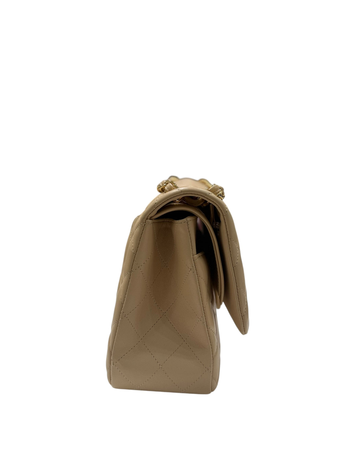 Chanel - Grand Sac Classique 11:12 Jumbo Beige