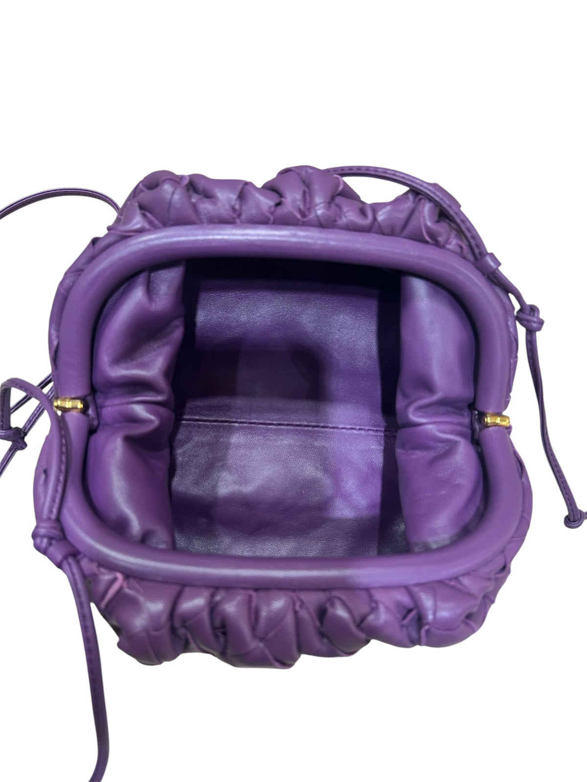 Bottega Veneta - Sac mini Pouch Violet