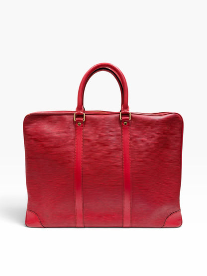 Louis Vuitton - Reise-Dokumentenmappe aus rotem Epi-Leder