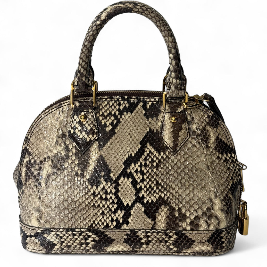 Louis Vuitton - Sac BB Alma Python