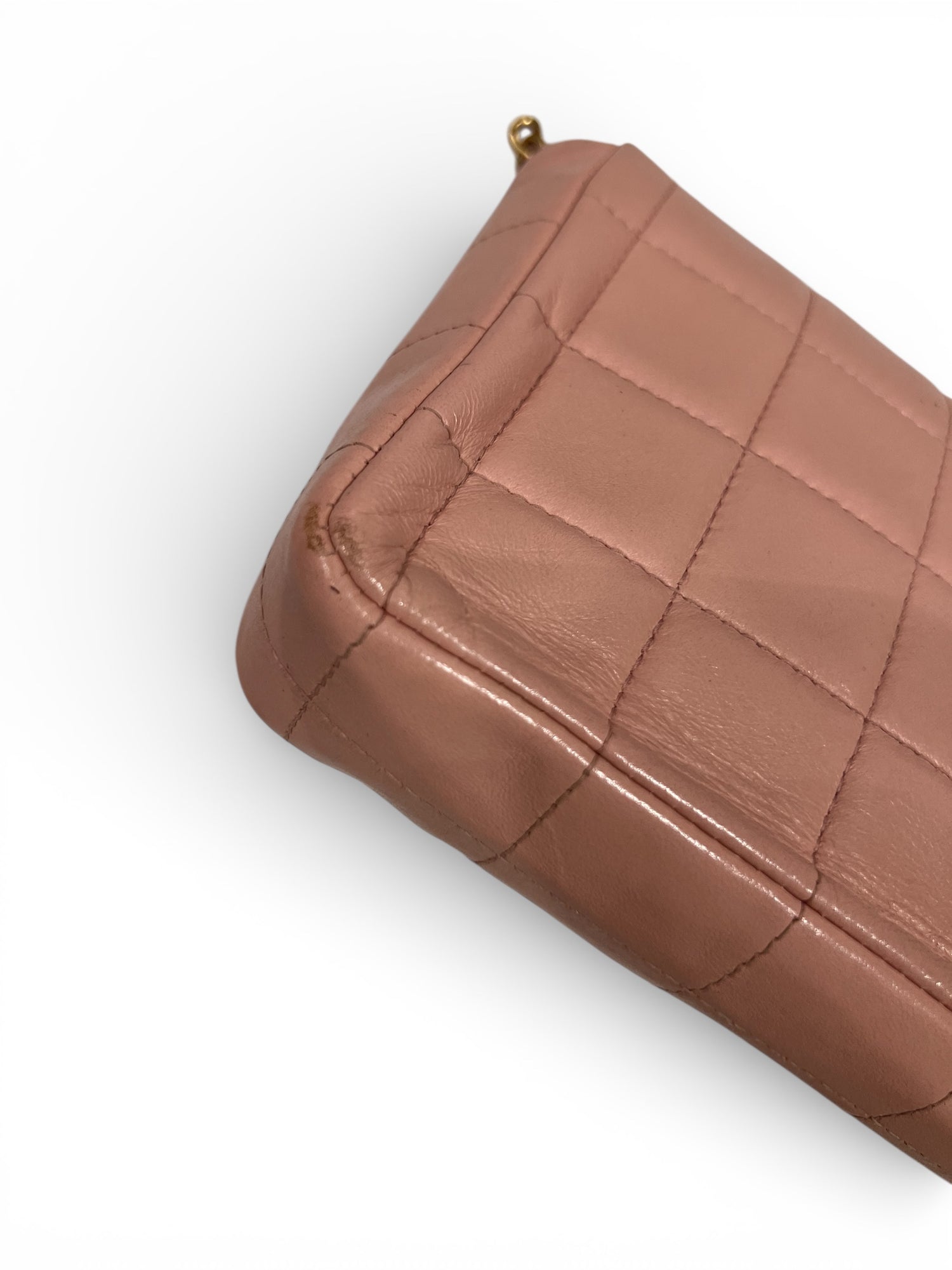 Chanel - Sac baguette collection bar rose pale