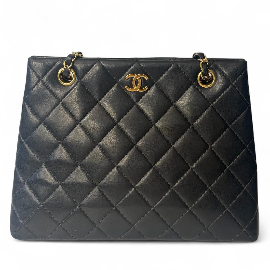 Chanel - Petit sac cabas en cuir d’agneau