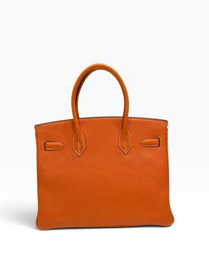 Hermès - Sac Birkin 30 Orange Togo