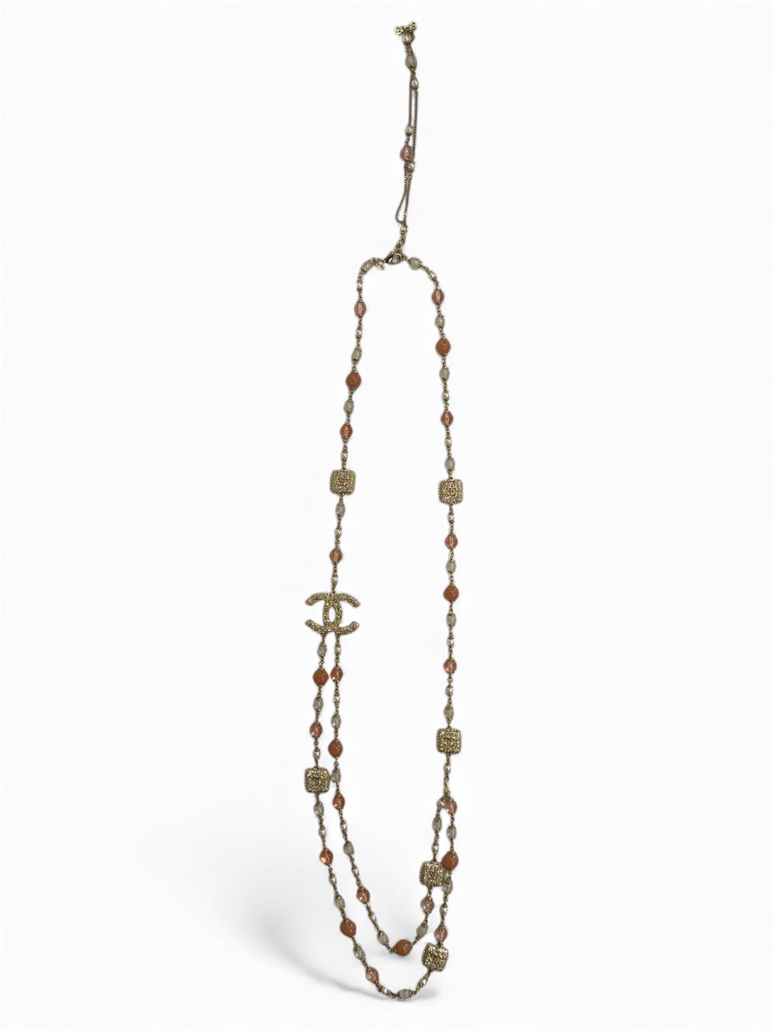 Chanel - Halskette mit doppelter Kette 59 cm