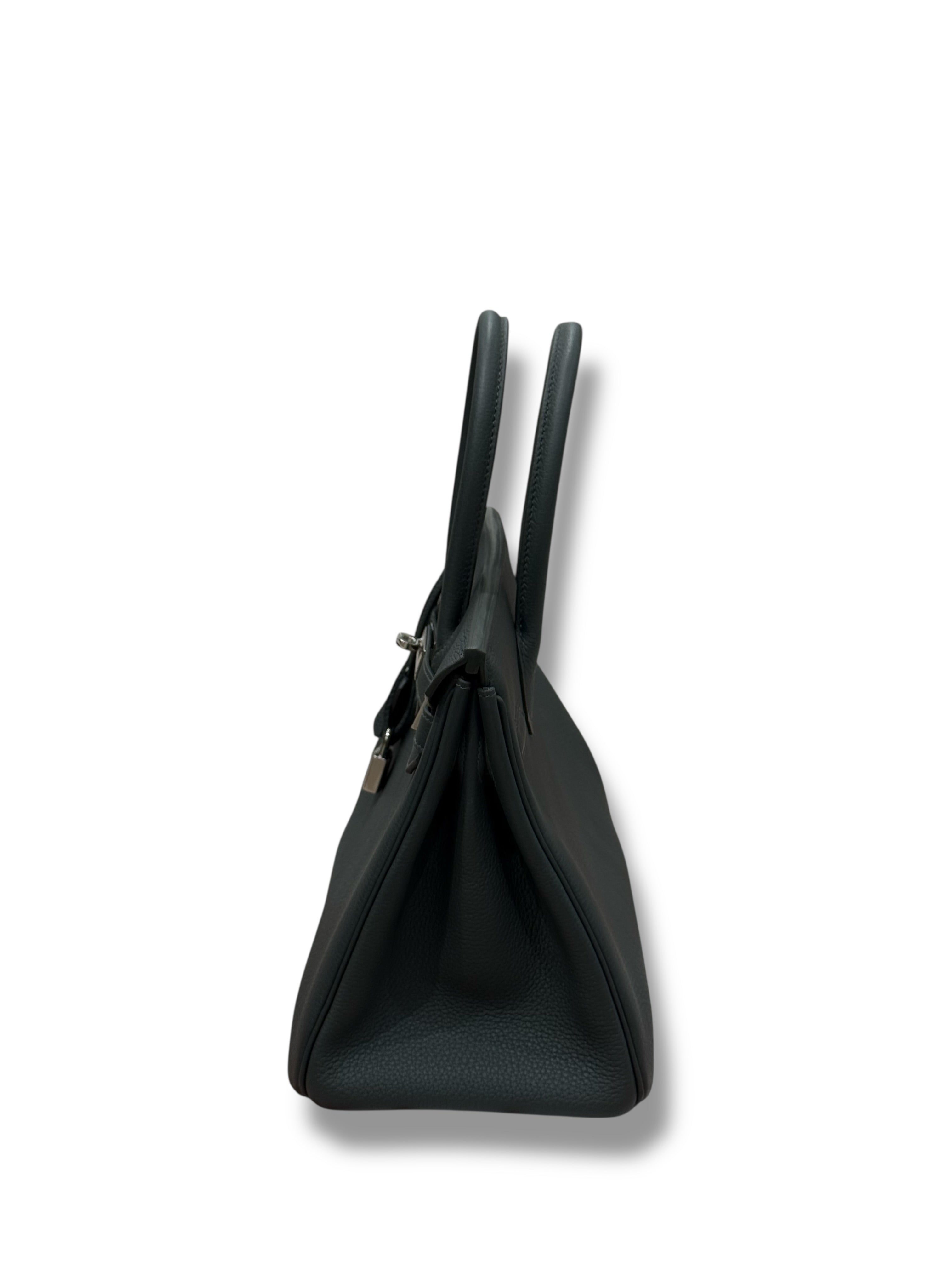 Hermès - Sac Birkin 30 Togo vert mangrove