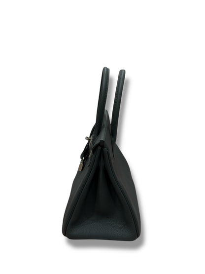 Hermès - Sac Birkin 30 Togo vert mangrove