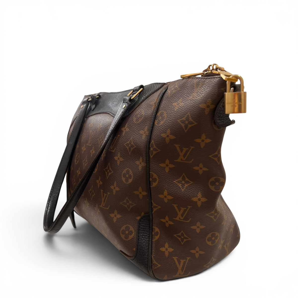 Louis Vuitton - Estrella bag in coated canvas and black leather
