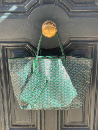 Goyard - Einkaufstasche Saint Louis grün GM