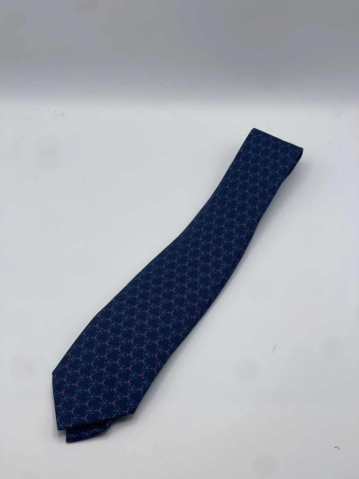 Hermès - Cravate motifs Flocons