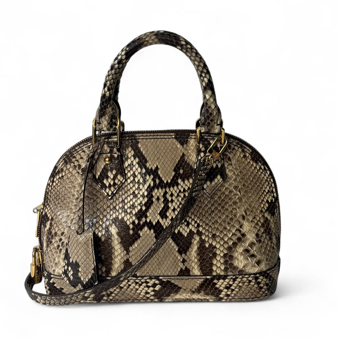 Louis Vuitton - Sac BB Alma Python